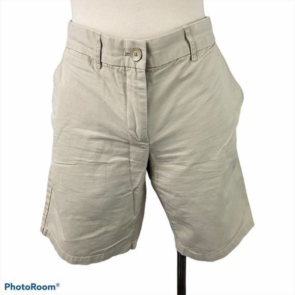 GAP‎ Cream Khaki Boyfriend Roll Up Shorts - Picture 9 of 9
